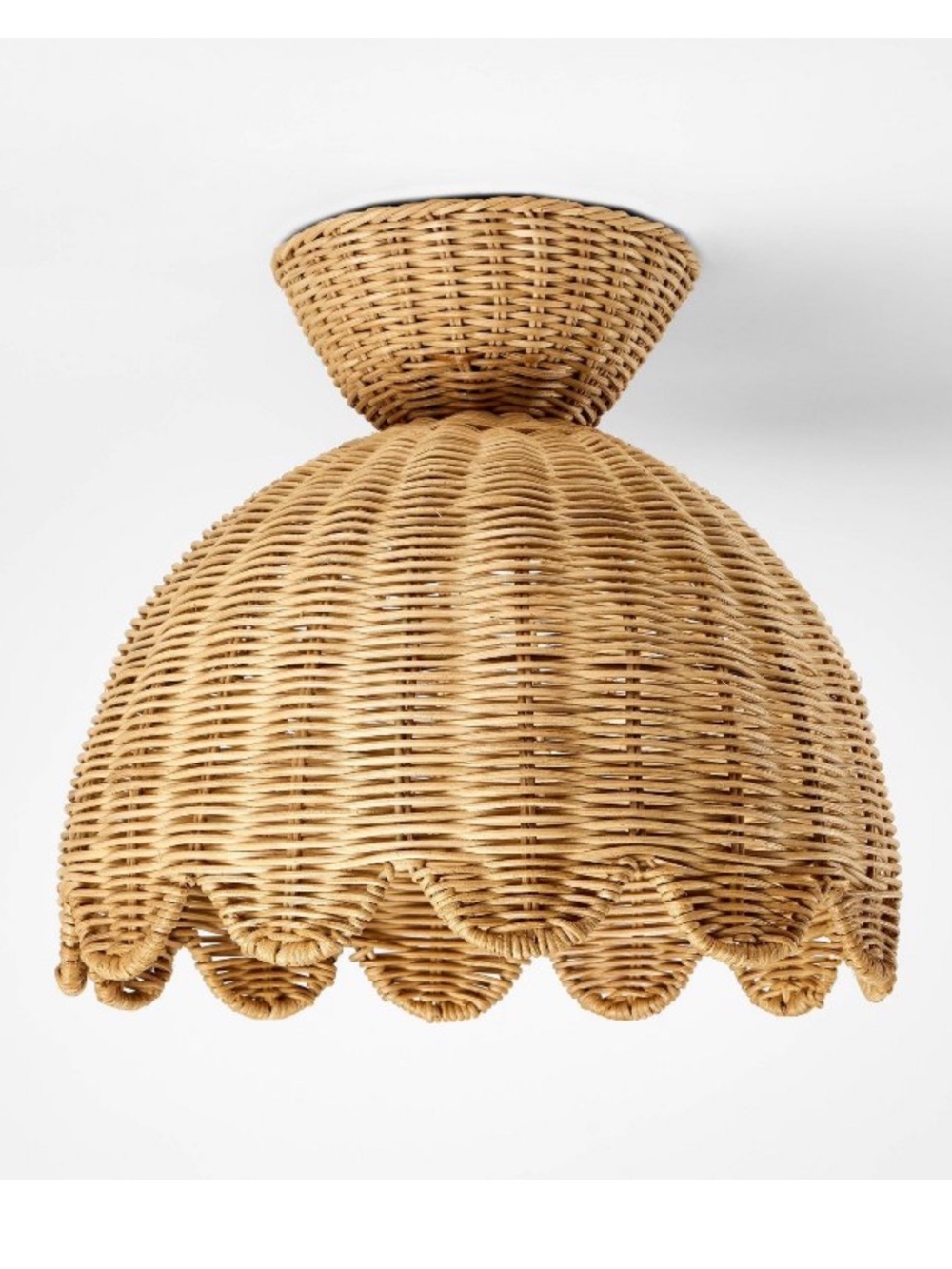 Woven Flush Mount Ceiling Light - Threshold™ designed with Studio McGee